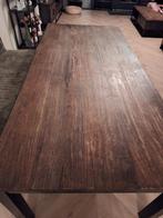 Gratis af te halen: Grote eettafel 220x110, Huis en Inrichting, Tafels | Eettafels, Ophalen, Gebruikt, 100 tot 150 cm, 200 cm of meer