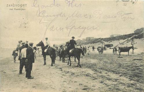 (388-193-015) Zandvoort Het Paardrijden, Verzamelen, Ansichtkaarten | Nederland, Noord-Holland, Verzenden