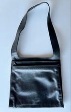 Scenario zwarte leren schoudertas, Sieraden, Tassen en Uiterlijk, Ophalen of Verzenden, Gebruikt, Zwart, Schoudertasje