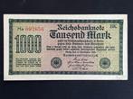 Reichsbanknote 1000 Mark, Postzegels en Munten, Verzenden, Duitsland, Los biljet