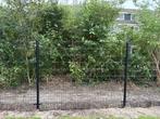 Dubbelstaafsmat hekwerk en tussenpaal, Tuin en Terras, Tuinhekken en Hekwerk, Ophalen, Zo goed als nieuw, IJzer
