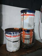 3 emmers professionele verf, Doe-het-zelf en Verbouw, Verf, Beits en Lak, Ophalen, Gebruikt, Wit