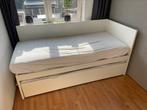 Mooi Uitschuifbaar Ikea Bed 90x200, 90 cm, Gebruikt, Ophalen of Verzenden, Wit