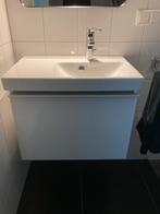 Wastafel met meubel en kraan,60 cm breed, Huis en Inrichting, Badkamer | Badkamermeubels, Ophalen, Gebruikt, 50 tot 100 cm, Minder dan 100 cm