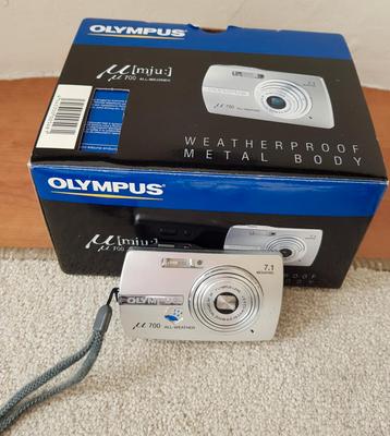 Olympus mju 700 digitale camera zilver weatherproof foto  beschikbaar voor biedingen