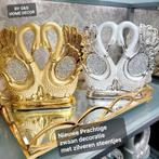 Prachtige grote zwaan decoratie met zilveren steentjes.
Nieu, Ophalen of Verzenden, Nieuw