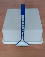 Tupperware Vierkante Taartdoos, Ophalen of Verzenden, Zo goed als nieuw, Wit, Bus of Trommel