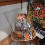 sfeervolle roodkoperen /glazen hanglamp, Ophalen, Zo goed als nieuw