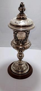 Zilveren prijsbeker Duits Zilver topstuk, Antiek en Kunst, Verzenden, Zilver