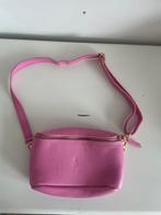 Roze leren tasje, Ophalen of Verzenden, Zo goed als nieuw, Roze