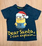 Minions kerst shirt maat 92/98, Kinderen en Baby's, Jongen, Ophalen of Verzenden, Zo goed als nieuw, Shirt of Longsleeve