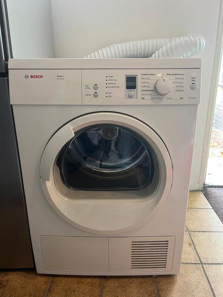 Bosch Droger - Maxx 7 Sensitive, Witgoed en Apparatuur, Wasdrogers, Gebruikt, Luchtafvoer, Voorlader, 6 tot 8 kg, 85 tot 90 cm