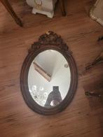 Antieke Franse strik lijst met spiegel, Antiek en Kunst, Antiek | Spiegels, Ophalen of Verzenden, Overige vormen, Minder dan 50 cm