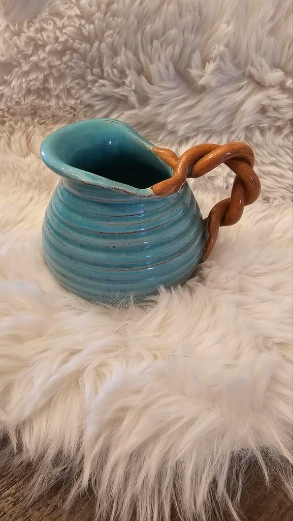 Vintage keramiek vaasje van Alexandre de Wemmel, Antiek en Kunst, Antiek | Vazen, Ophalen of Verzenden