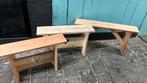 Mooie zelfgemaakte steigerhout bankje, Huis en Inrichting, Woonaccessoires | Overige, Ophalen, Nieuw