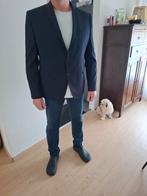 Stijlvolle donkerblauwe blazer, Kleding | Heren, Kostuums en Colberts, Maat 52/54 (L), Onbekend, Blauw, Ophalen of Verzenden