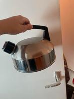 Vintage Fluitketel RVS, Huis en Inrichting, Ophalen of Verzenden, Gebruikt