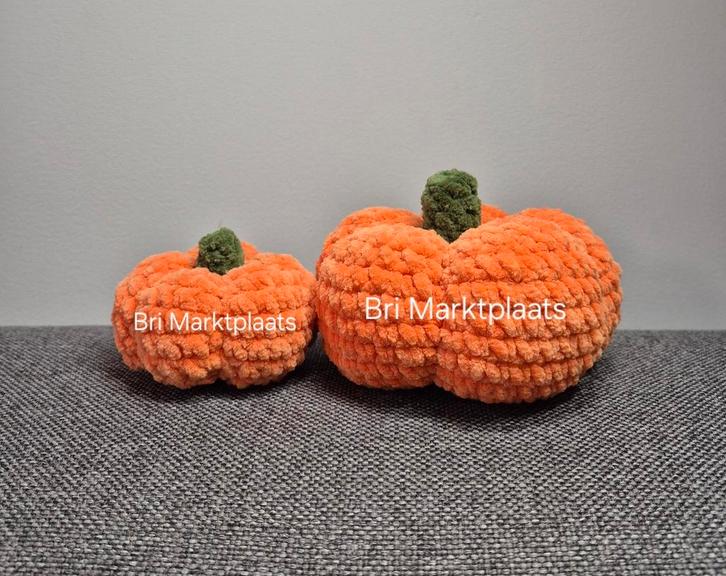 Gehaakte pompoen decoratie, klein €4,50 of groot €7,50, Hobby en Vrije tijd, Breien en Haken, Nieuw, Haken, Ophalen of Verzenden