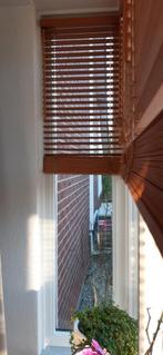 houten jalouzie, Huis en Inrichting, Stoffering | Gordijnen en Lamellen, Ophalen, Bruin, 100 tot 150 cm, 50 tot 100 cm