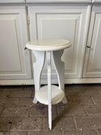 Authentieke plantenkruk - Opknapper!, Huis en Inrichting, Minder dan 55 cm, Gebruikt, Rond, Hout