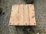 Teak salon tafel 60x 60 cm, Huis en Inrichting, Tafels | Salontafels, Ophalen, 100 tot 150 cm, 50 tot 100 cm, Minder dan 50 cm