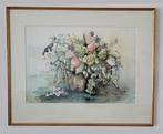 Schilderij / Aquarelprent in mooie goudkleurige lijst!, Antiek en Kunst, Ophalen