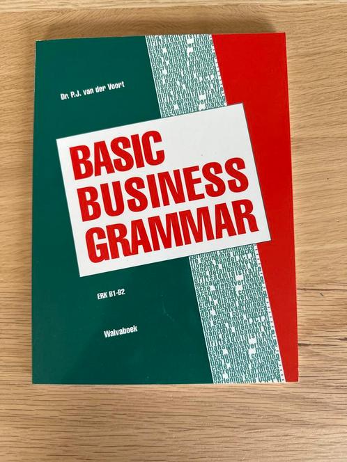 Basic Business Grammar - Dr. P.J. van der Voort, Boeken, Studieboeken en Cursussen, Zo goed als nieuw, MBO, Alpha, Ophalen of Verzenden