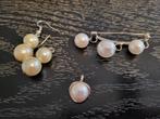 Parel setje oorhangers broche en hangertje, Sieraden, Tassen en Uiterlijk, Oorbellen, Ophalen of Verzenden, Zo goed als nieuw