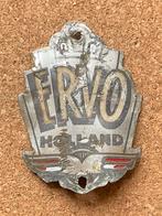 Fiets Balhoofdplaatje - ERVO Rijwielfabriek Tilburg., Verzamelen, Merken en Reclamevoorwerpen, Ophalen of Verzenden, Gebruikt