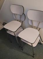 Set van 4 formica keukenstoel, Ophalen, Gebruikt, Grijs, Vier