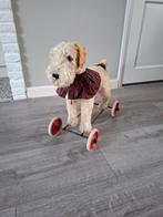 Zeldzame Steiff Fox Terriër op Wielen, Antiek en Kunst, Ophalen of Verzenden