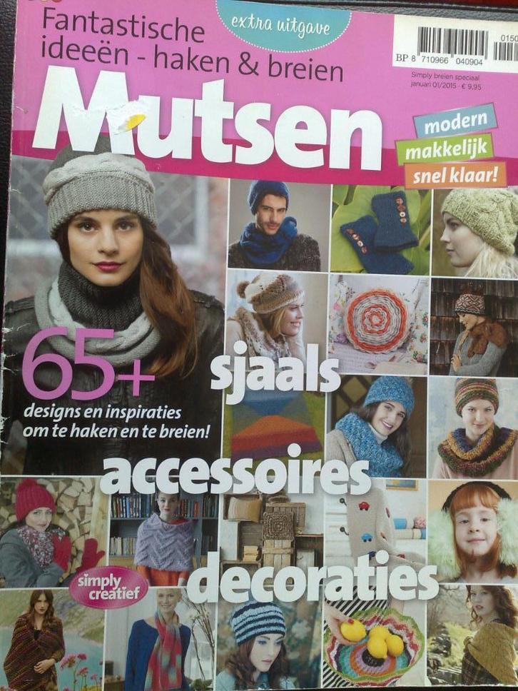 Simply Fantastische brei- & haak ,mutsen sjaals accessoires, Hobby en Vrije tijd, Breien en Haken, Gebruikt, Breien of Haken, Patroon of Boek