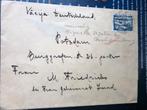 Unieke brief met herdenkingszegel. . Letland, Latvia., Ophalen of Verzenden, Brief