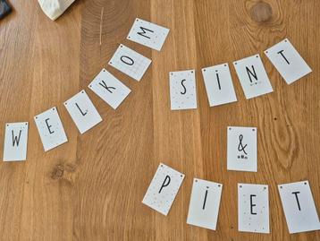 Slinger Sinterklaas 'Welkom Sint&Piet' DIY, 5 stuks  beschikbaar voor biedingen