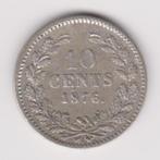 10 cent 1876 Willem III, Koning Willem III, Verzenden, Zilver, 10 cent