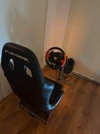 Playseat stoel met stuur, ps4 met games en monitor, Ophalen of Verzenden, Zo goed als nieuw, Playseat of Racestoel, PlayStation 1