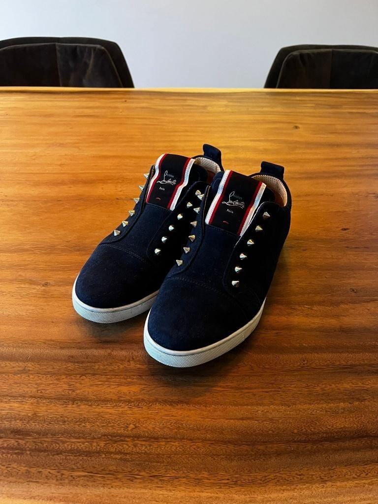 Christian Louboutin sneakers, Christian Louboutin, Verzenden, Blauw, Sneakers of Gympen
