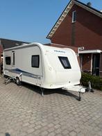 Hobby Prestige UFe 560 bouwjaar 2010, Caravans en Kamperen, Omvormbare zithoek, Schokbreker, Rondzit, Hobby