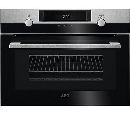 AEG KMK525000M Combi-Oven/Magnetron, 45 tot 60 cm, Hete lucht, Ophalen of Verzenden, Oven met grill