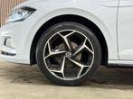 Volkswagen Polo 1.0 TSI R-Line 2018 LED CRUISE CLIMA BLUETOO, Auto's, 1005 kg, Stof, Gebruikt, Wit