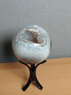 Agaat bol gepolijst met diepe geode nr.23, Ophalen of Verzenden, Mineraal