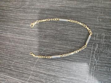 14 k gouden monte carlo armband 9,8 gram beschikbaar voor biedingen