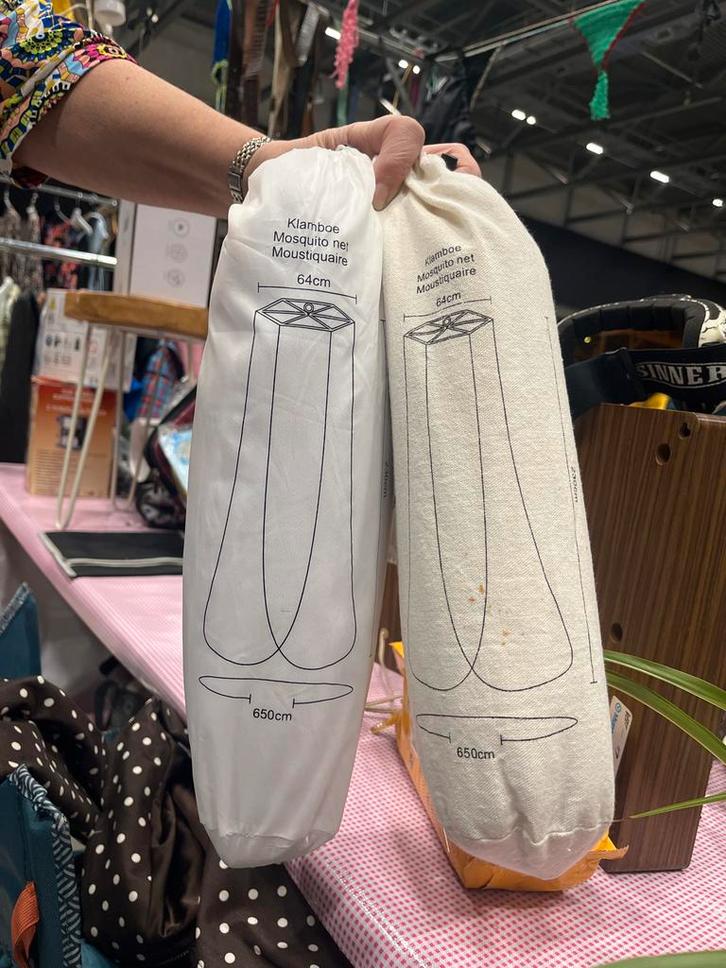 2x Klamboe - Ideaal voor Reizen & Thuis, Caravans en Kamperen, Kampeeraccessoires, Gebruikt, Ophalen of Verzenden