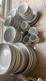 Uniq Grijs/Beige Servies, Ophalen, Gebruikt, Effen, Aardewerk