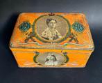 1898-1923 koekblik 25 jarig jubileum Konigin Wlhelmina, Verzamelen, Koninklijk Huis en Royalty, Ophalen of Verzenden, Gebruikt