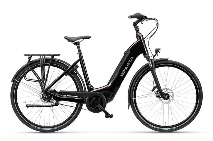SPARTA c-Grid Ultra M7Tb D56 Dames Dark Brownred Gloss 56cm, Fietsen en Brommers, Elektrische fietsen, Nieuw, Sparta, 55 tot 59 cm