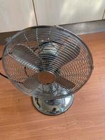 Vintage Tesco Tafelventilator Chroom, Ophalen of Verzenden, Gebruikt, Tafelventilator