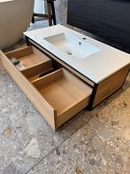 Badmeubel 80 - 100  - 120 massief eiken nu 499,- WEG=WEG new, Huis en Inrichting, Badkamer | Badkamermeubels, Ophalen, 100 tot 150 cm