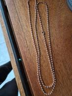 Mi moneda  stefige rosé gouden  ketting  90 cm, Ophalen of Verzenden, Zo goed als nieuw, Zilver