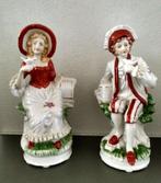 Twee Porseleinen Beeldjes, Verzamelen, Beelden en Beeldjes, Ophalen of Verzenden, Zo goed als nieuw, Mens